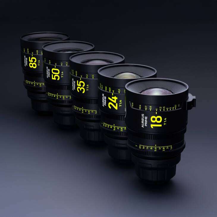 NiSi AUREUS Prime T1.4 Cinema 5-Lens Kit (PL-Mount) - Image 3
